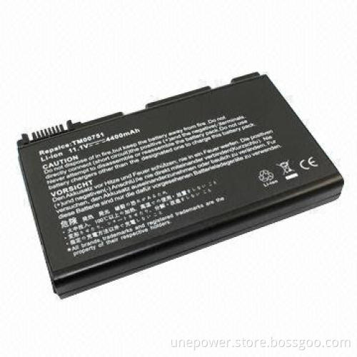 6-cell Laptop Battery, 4400mAh 11.1V 49W, Replacement for Acer 5320, Black Color